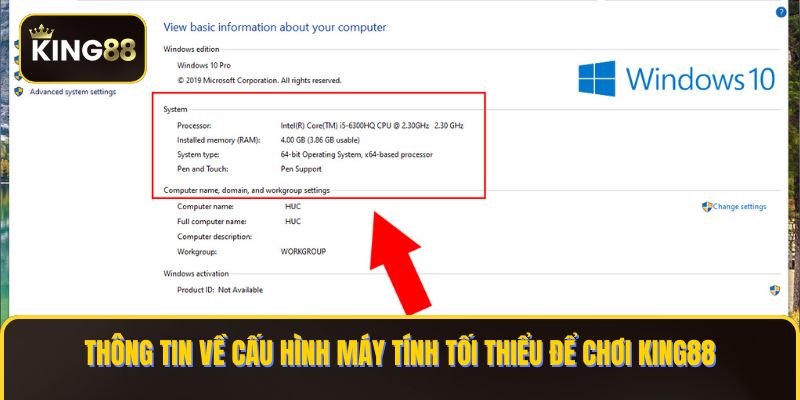 Cấu Hình Máy Tính Tối Thiểu Để Chơi King88 Mượt Mà 1 cau hinh may tinh toi thieu de choi KING88